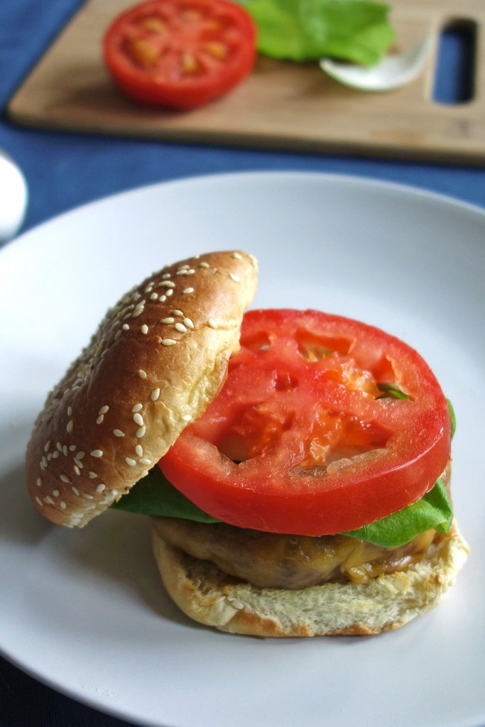 tomato on burger | burgerartist.com