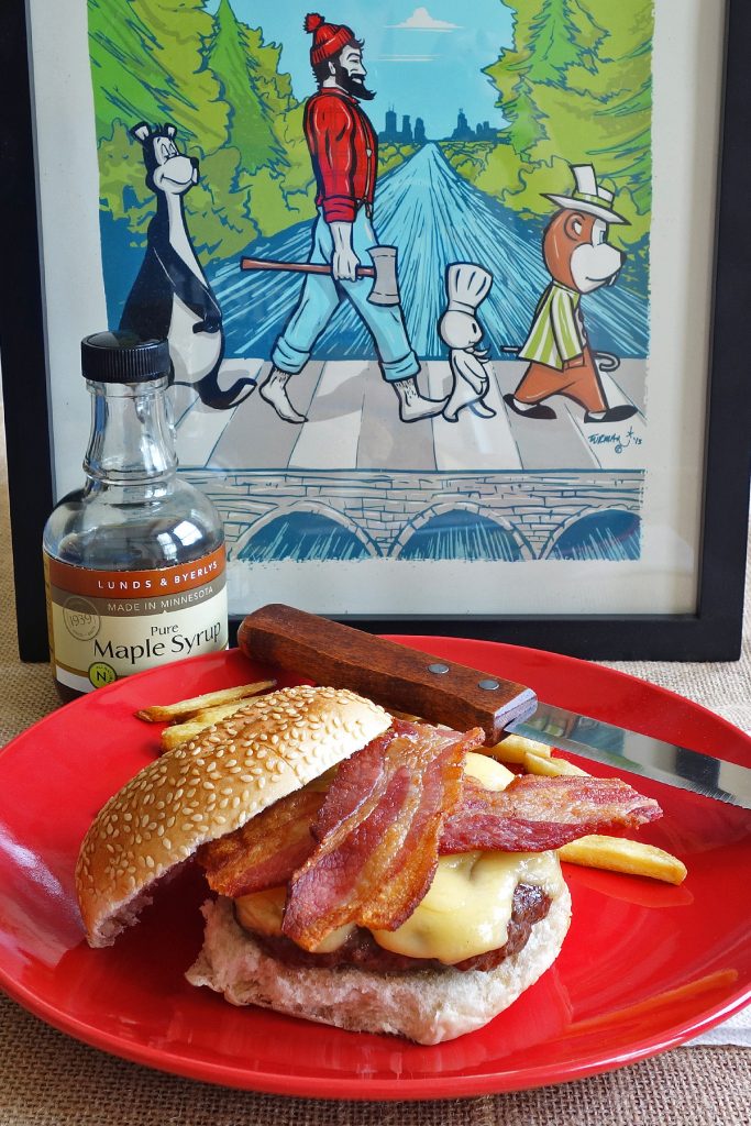 Paul Bunyan Maple Syrup Burger