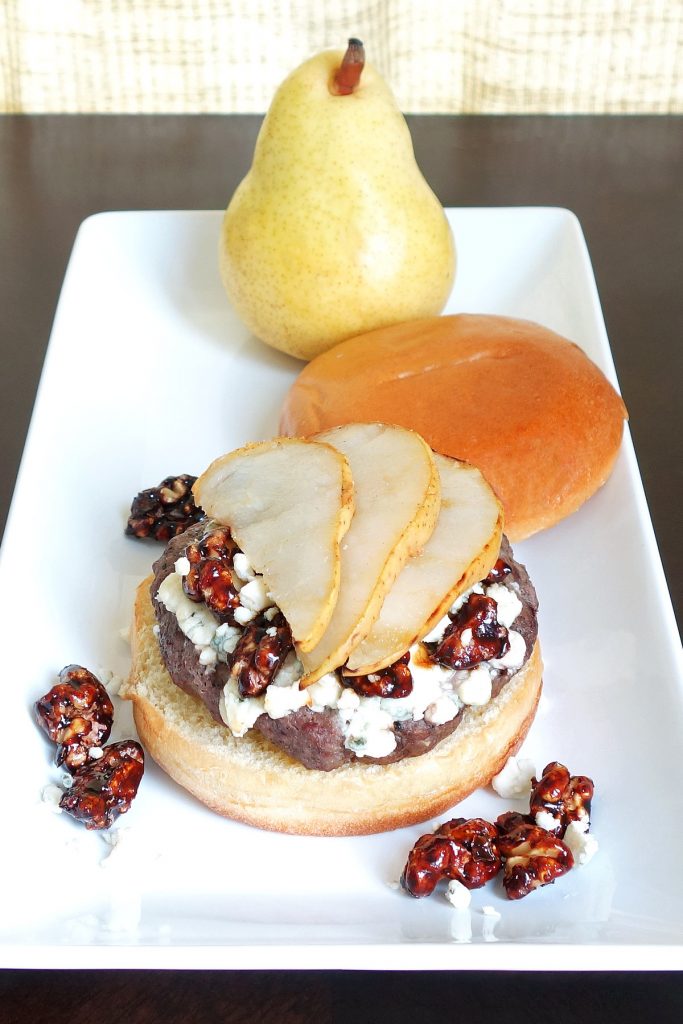 This Pear & Walnut Burger is delicious and impressive, but it’s actually easy to make!