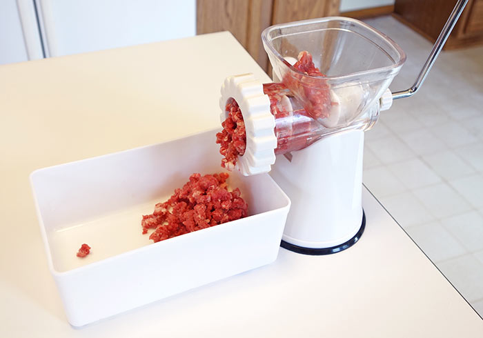grinding burger meat at home
