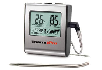 silver digital meter